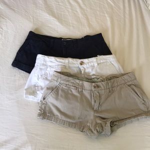 Pack of 3 Aeropostale Shorts in size 3/4